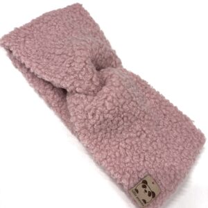 Barančeková čelenka - hrejivá - ružová