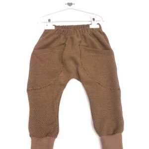 Pudlové tepláčiky - hnedé