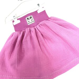 Mušelínová sukňa - fuchsia